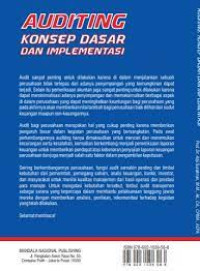 Image of Auditing konsep dasar dan implementasi